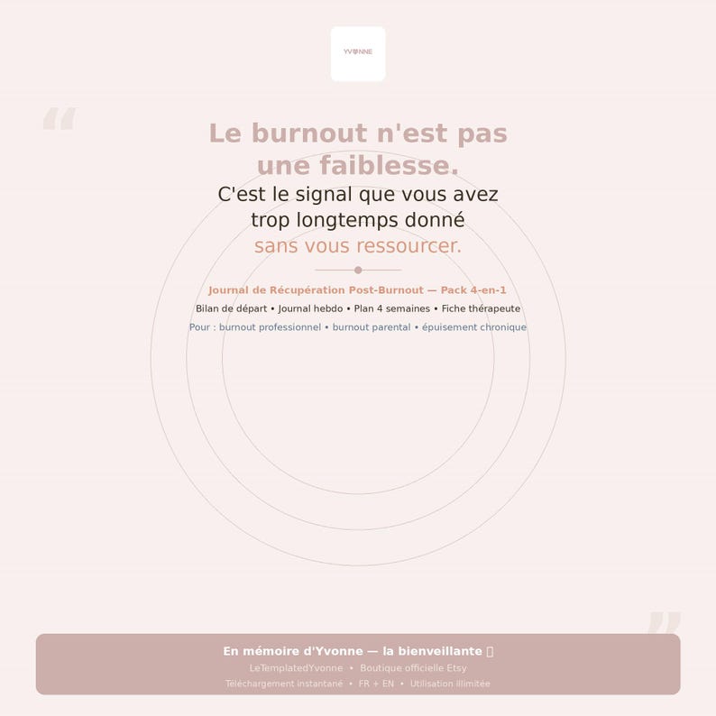 Post burnout journal imprimable pour visite chez médecin | Téléchargement Instantané PDF Format A4