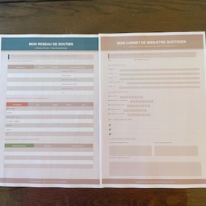 Post burnout journal imprimable pour visite chez médecin | Téléchargement Instantané PDF Format A4