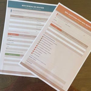 Post burnout journal imprimable pour visite chez médecin | Téléchargement Instantané PDF Format A4