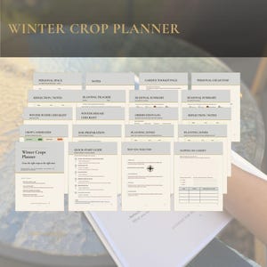 Wintergewassenplanner | Containertuintracker | Koel klimaat Melbourne | Digitale pdf