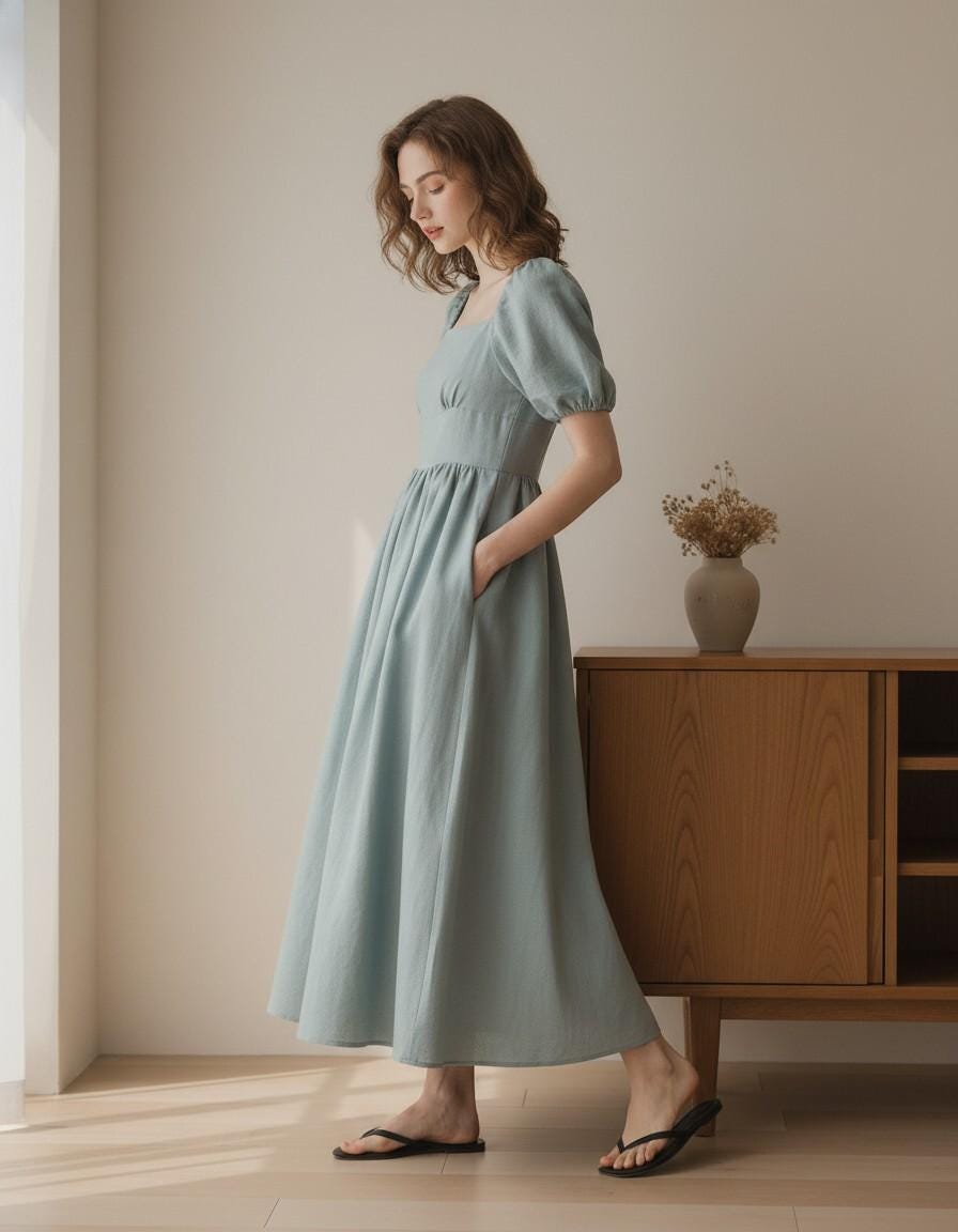 Modest Sage Green Dresses - Etsy