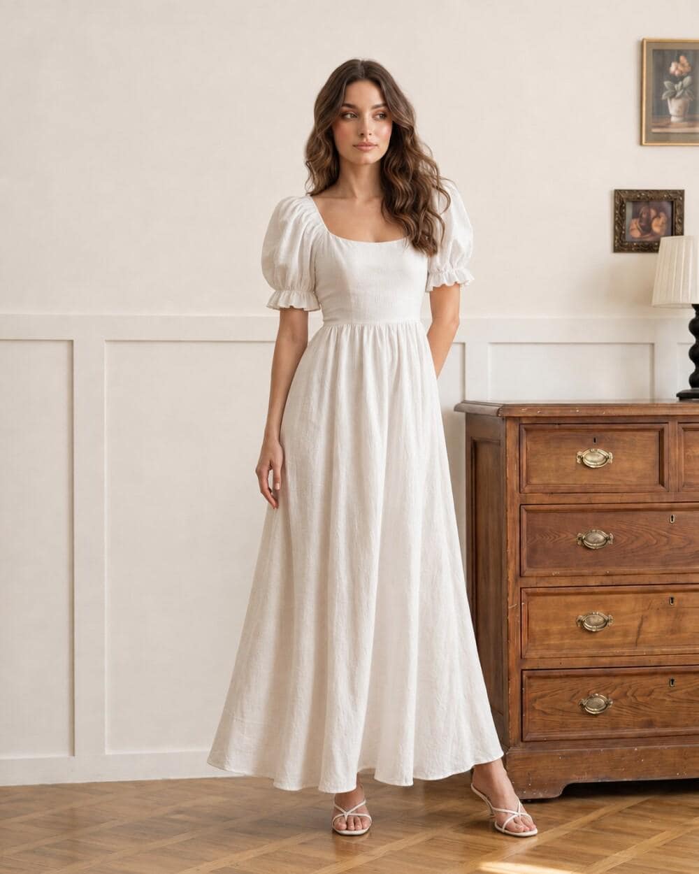 long sleeve crochet dress Melosa Mini | White | Womens 1950 vintage wedding dress 0:12 Disney Fairytale Weddings - The mermaid silhouette flares
