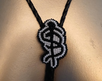 Corbata bolo con cuentas de Skinny Puppy