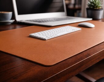 Leather Desk Mat Large Desk Pad Waterproof Non Slip Keyboard Blotter Office Desk Protector Mouse Pad Gaming Desk Setup Office Decor Gift