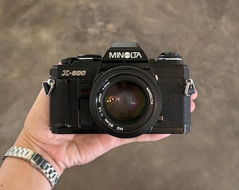Minolta X-500 35mm SLR mit MD 50mm f/1.4