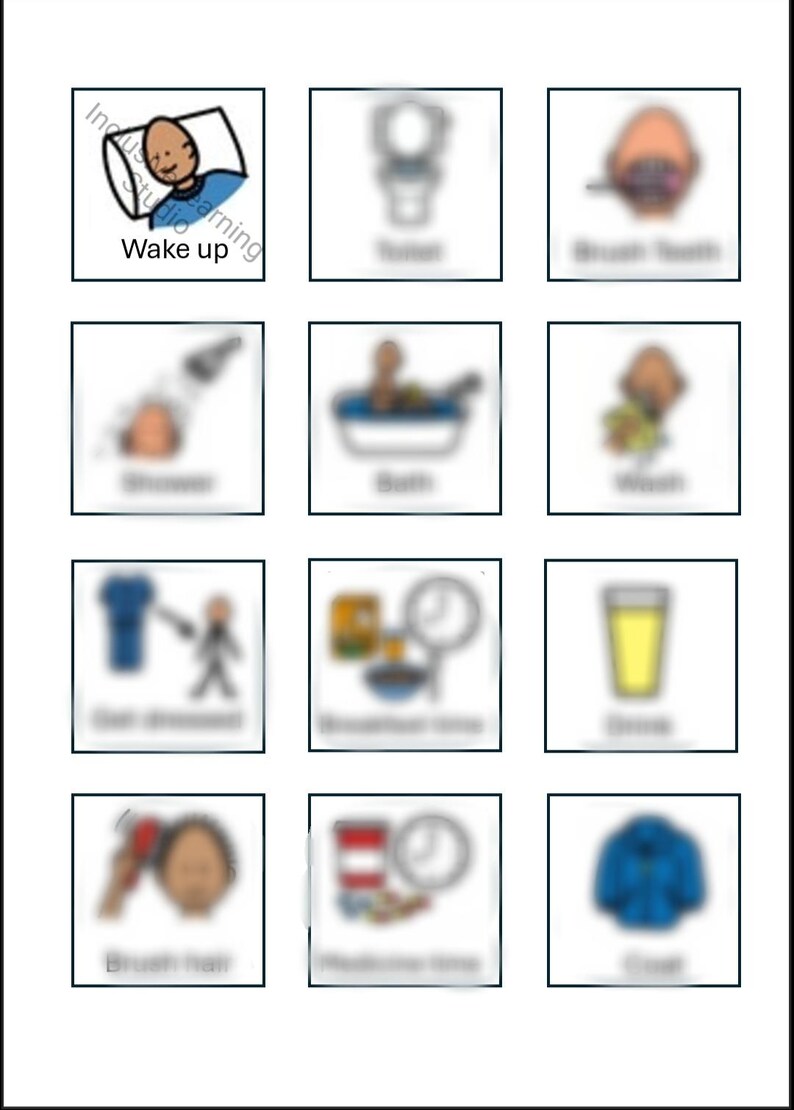 AM Routine PECS Symbols | Printable SEN Visual Supports | Morning ...