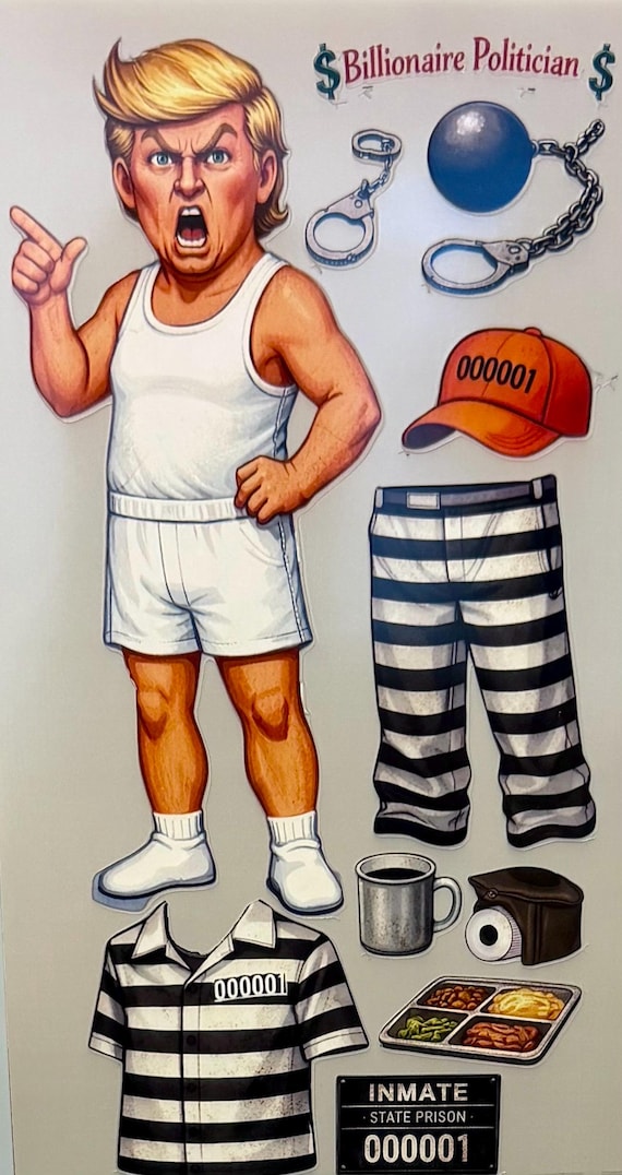 Political Sticker Dolls Billionaire Politician