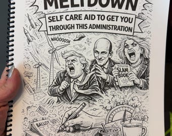 Trump Paper Dolls & Satire Coloring Book – Political Humor Activity Book