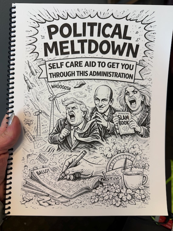 Trump Paper Dolls & Satire Coloring Book – Political Humor Activity Book