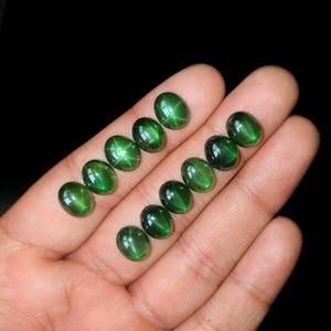 Lindy star Sapphire Oval 10x8-mm. Both side Polished Loose Cabochons,
