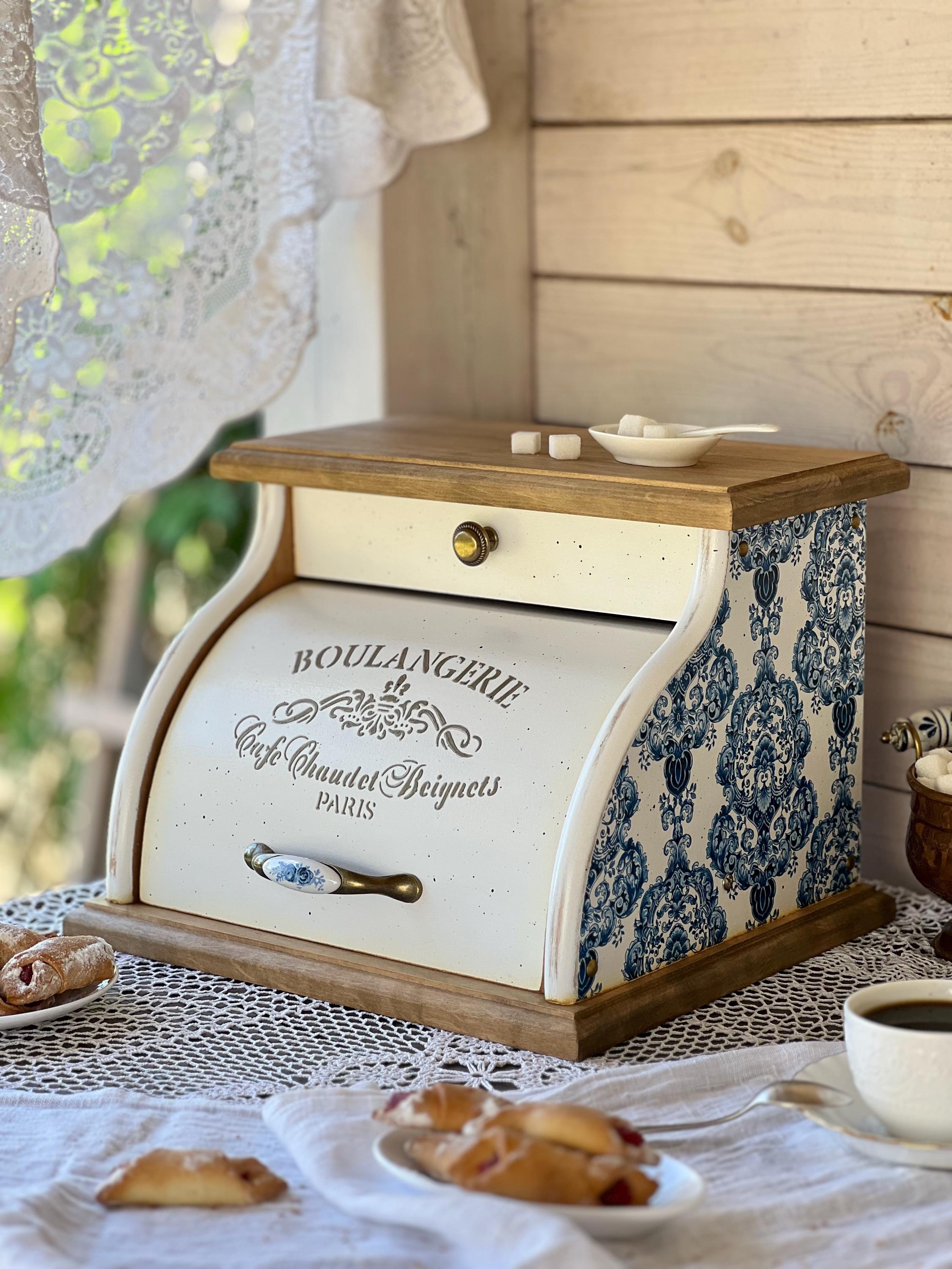 Ceramic Antique Bread Box - Etsy Canada