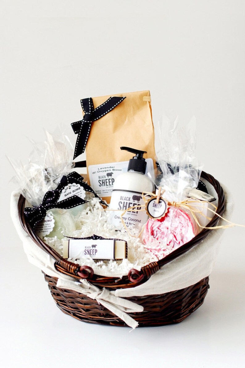 Large Basket of Soap and Bath Bombs. Etsy