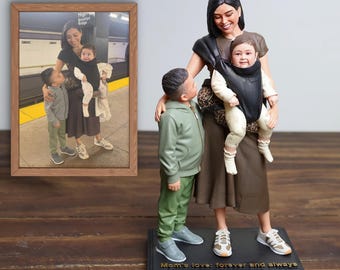 Custom 3D Figurine, Personalized sculpture from photos , Gift for Lovers