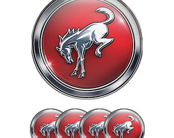 Juego de 4 pegatinas para tapas centrales de ruedas: calcomanías 3D con logotipo de resina epoxi abovedada para llantas, emblemas impermeables para tapacubos.