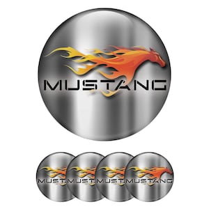 3D Domed Wheel Center Cap Stickers – Set of 4 Epoxy Resin Car Rim Decals