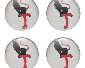 Set di 4 adesivi 3D a cupola per coprimozzi delle ruote – Decalcomanie in resina personalizzate con logo per cerchi, coprimozzi per auto