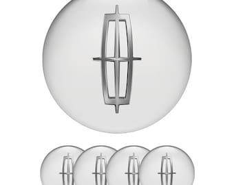 Juego de 4 pegatinas para tapas centrales de ruedas: calcomanías 3D con logotipo de resina epoxi abovedada para llantas, emblemas impermeables para tapacubos.