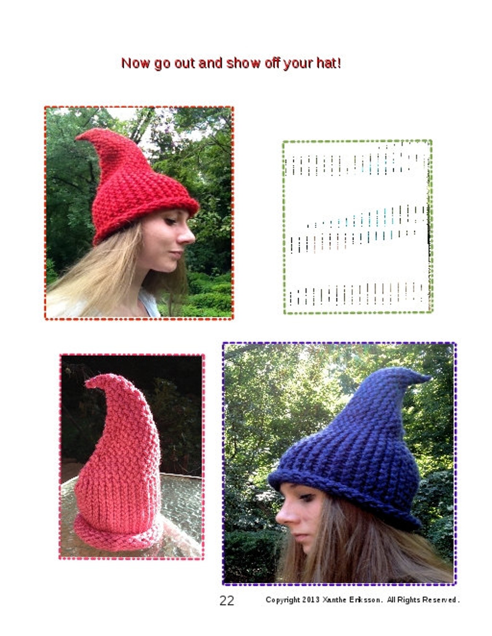 Elf / Gnome Hat PDF on a Knitting Loom Etsy