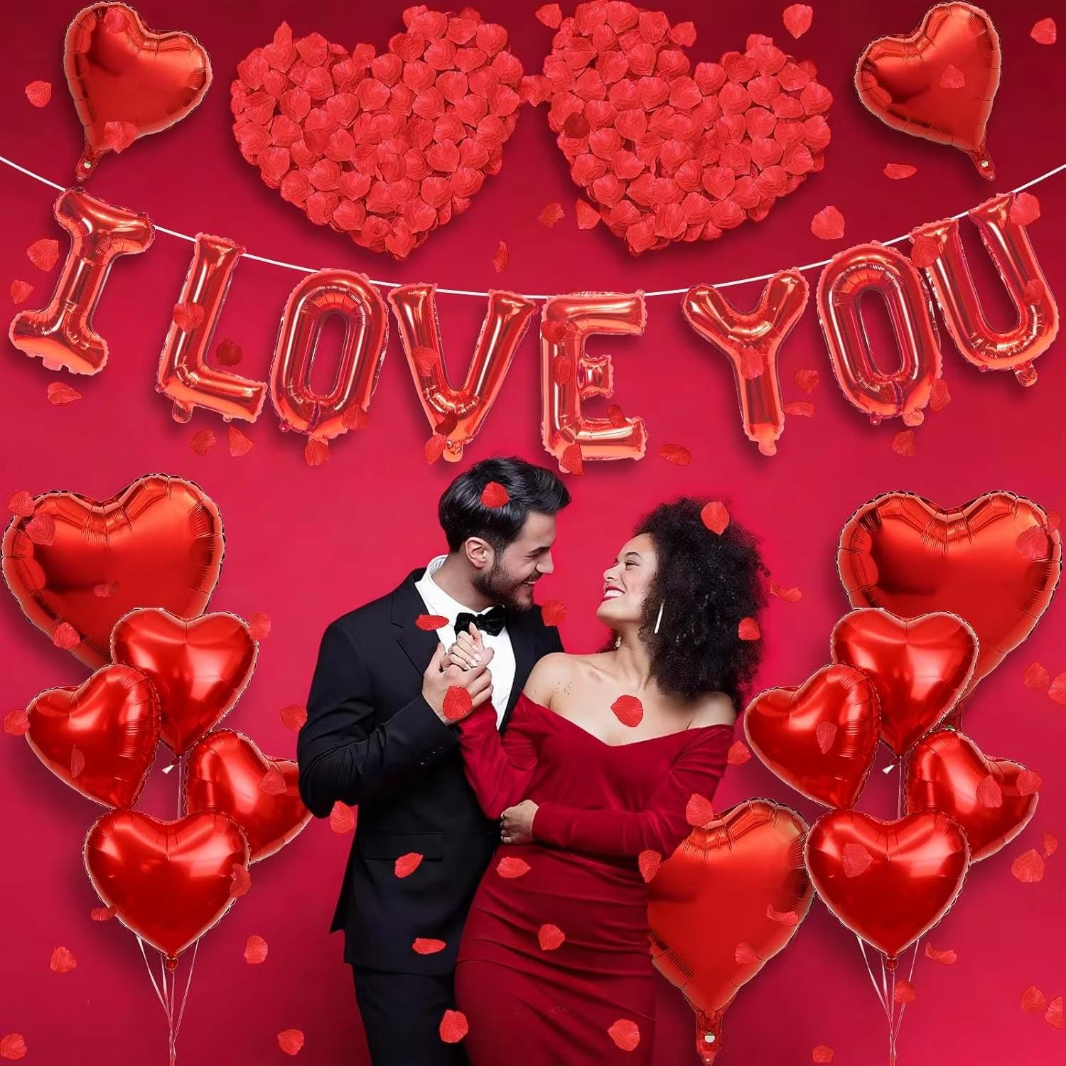 Proposta Banner Will You Marry Me Flower Banner Proporre Decorazioni Forniture per Segni di Matrimonio San Valentino Primavera Fidanzamento Festa All'aperto Sfondo Decorazioni 1,8 m