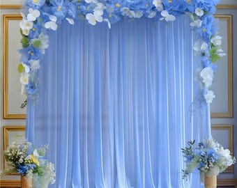 Wedding Arch Draping Fabric, Tulle Ceiling Drapes, Baby Shower Backdrop, Fabric Wedding Backdrop, Bridal Shower Decor, Arch Backdrop