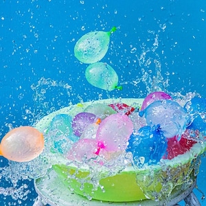 111pcs Fast Fill Water Balloons, Summer Splash Toy, Pool Party Outdoor Game Gift