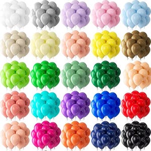 Chrome Confetti Balloons, 10-Inch Latex Party Decor (10-50pc) cake ToppingWedding decorBaptism Cake Topper