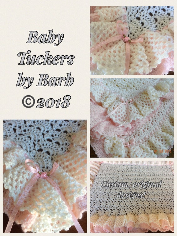 Pink and White Handmade Extra Thickness Crochet Baby Blanket. Ideal Shower  Gift. New Baby Gift. 