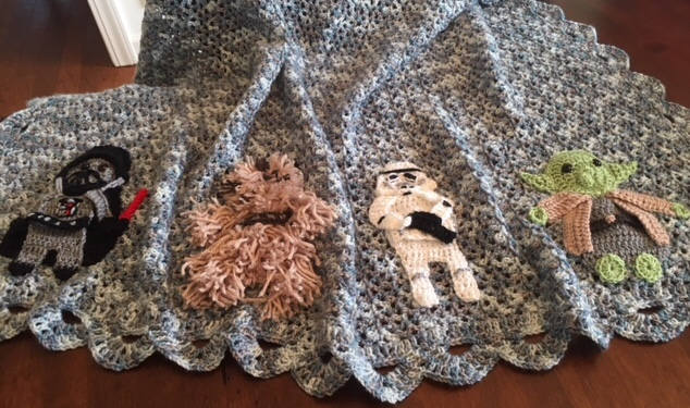 star wars receiving blankets