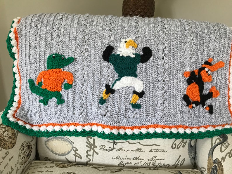 Florida Gators baby blanket Eagles Orioles all Etsy