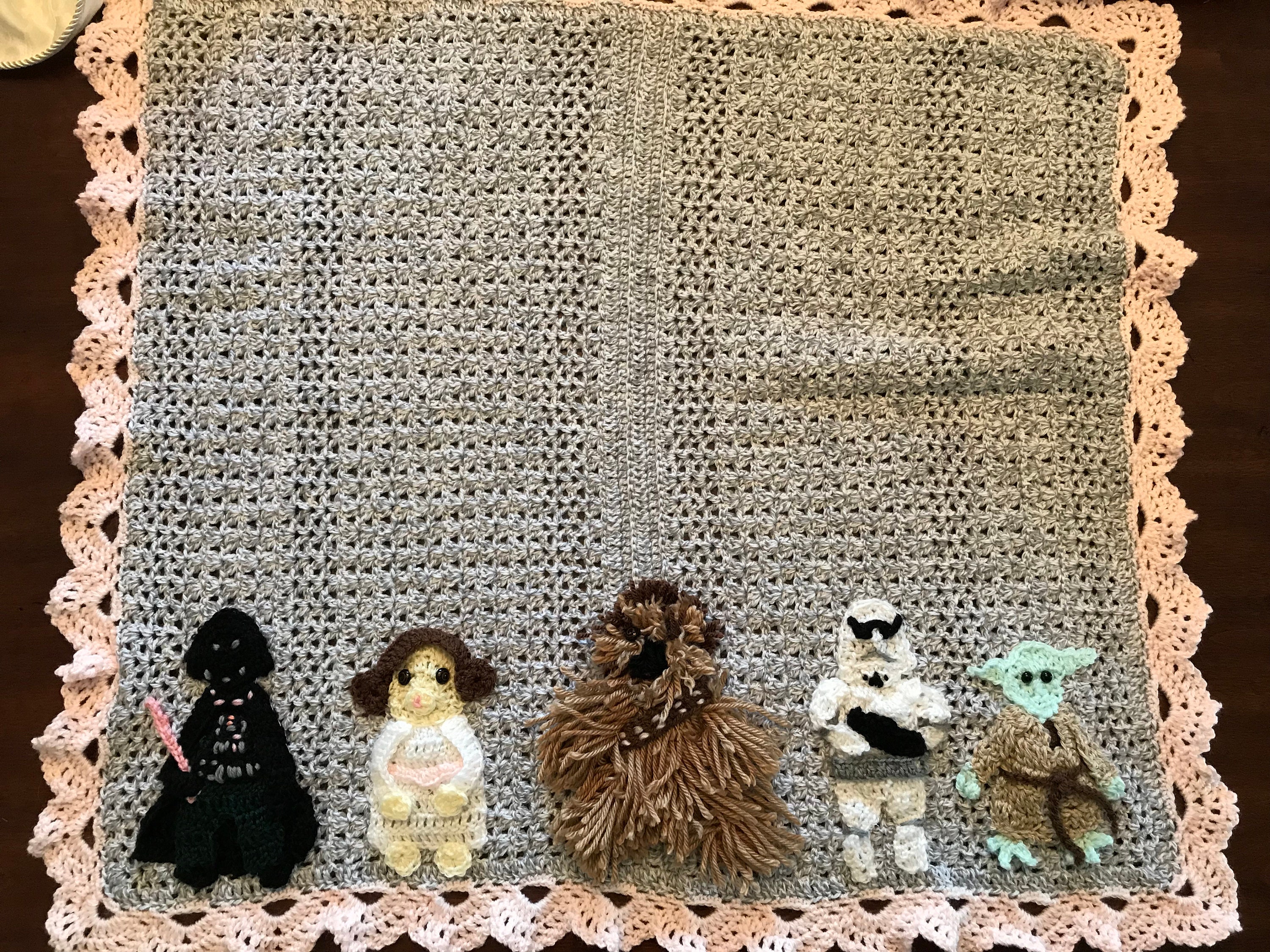 star wars baby blanket