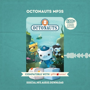Octonauts Audio Bundle | 100 MP3 Stories & Creature Reports | Toniebox and Yoto Compatible