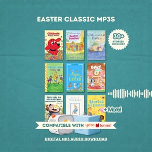 Easter Audio Stories Bundle | 35 Kids Stories & Songs MP3 | Toniebox and Yoto Compatible