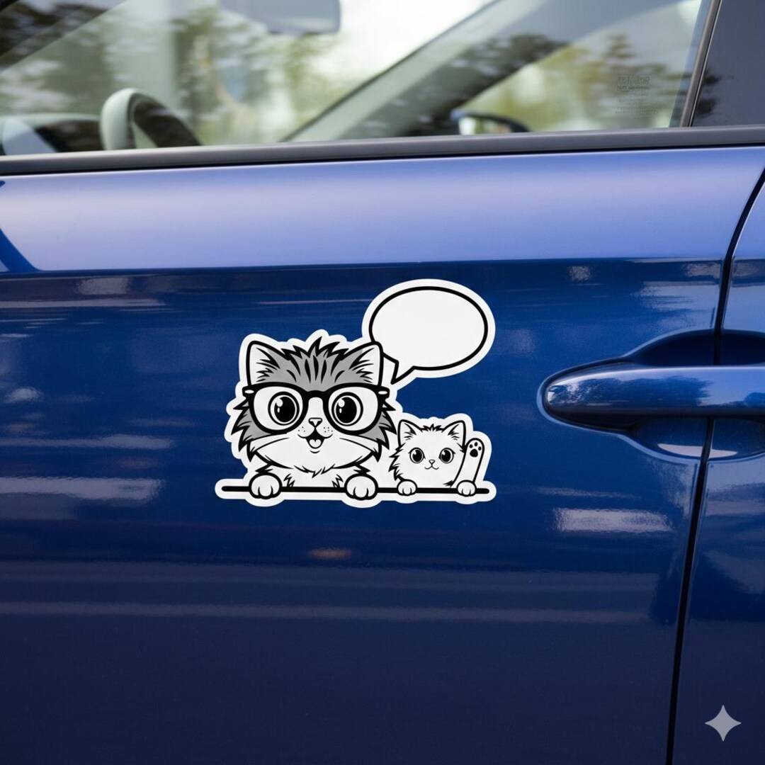 Funny Cat Sticker, Dungeon Crawler Carl Car Decal, Vinyl Waterproof ...