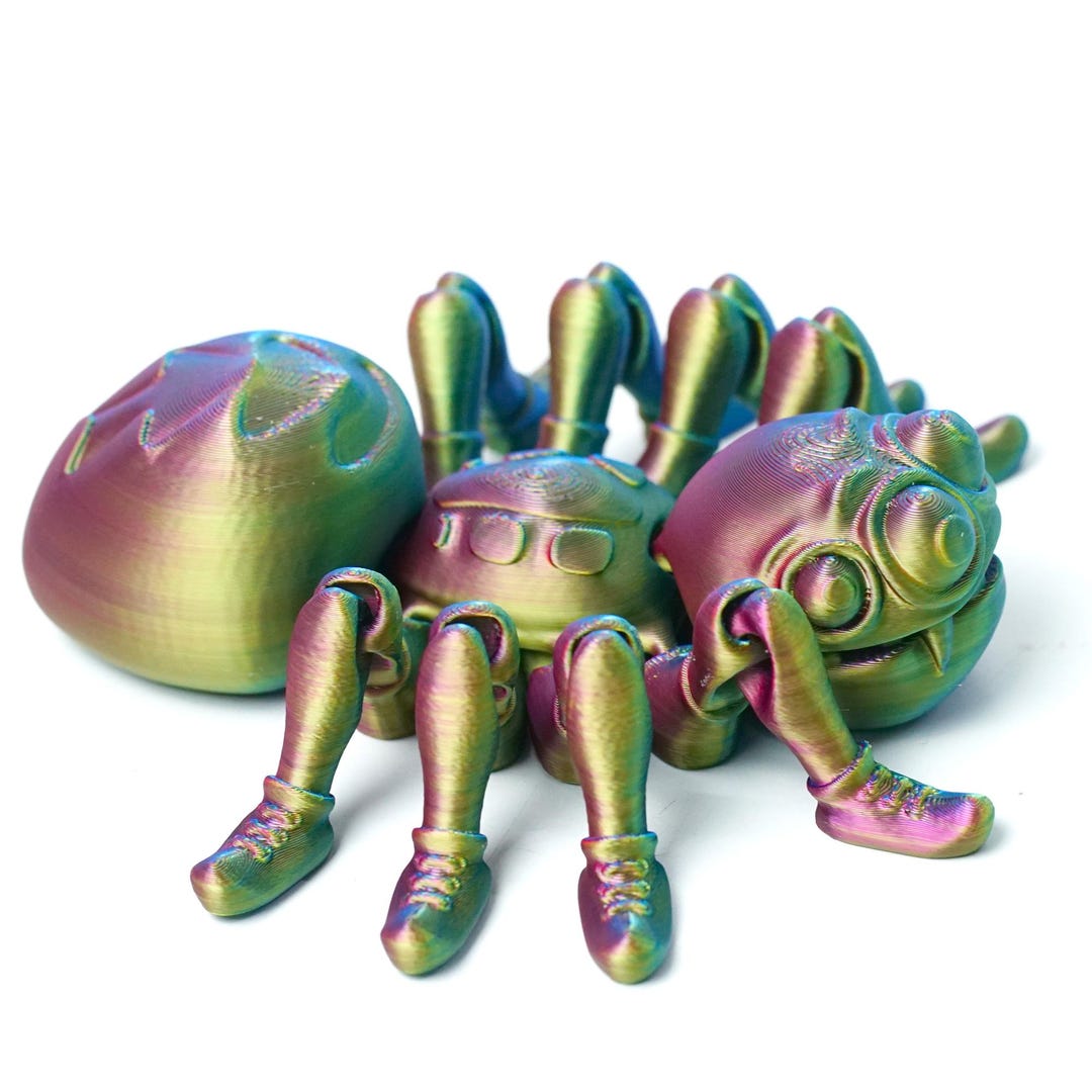 3D Printed Spider Model,flexible Animals Toy Statue - Etsy Australia