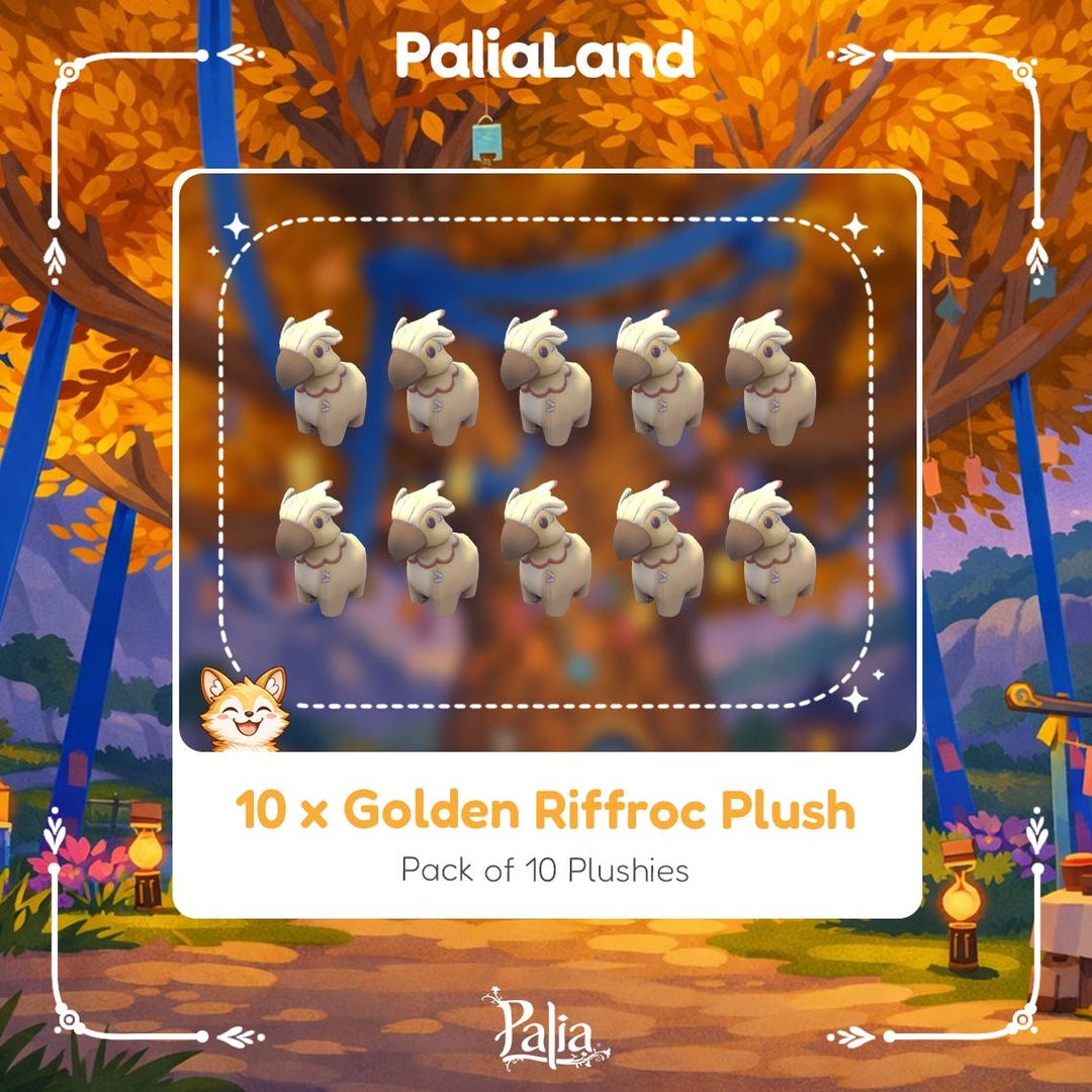 Palio Riffroc Palia ~ 10 X Golden Riffroc Plush ~ - Etsy UK