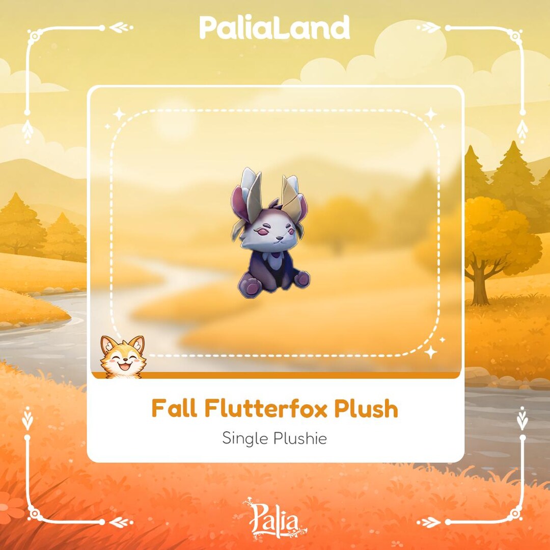 Palia | Fall Flutterfox Plush - Etsy