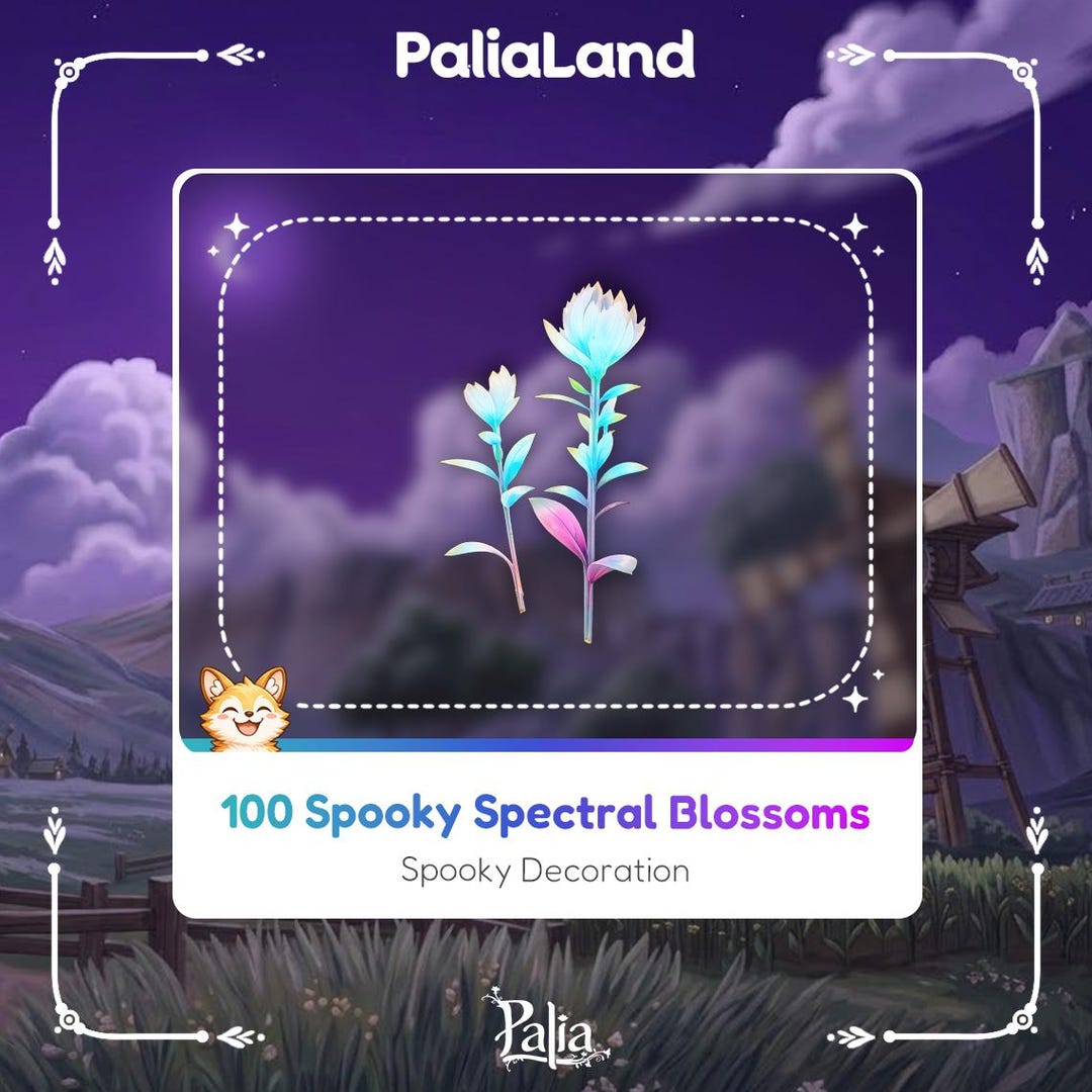 Palia | Spooky Spectral Blossoms [100] - Etsy