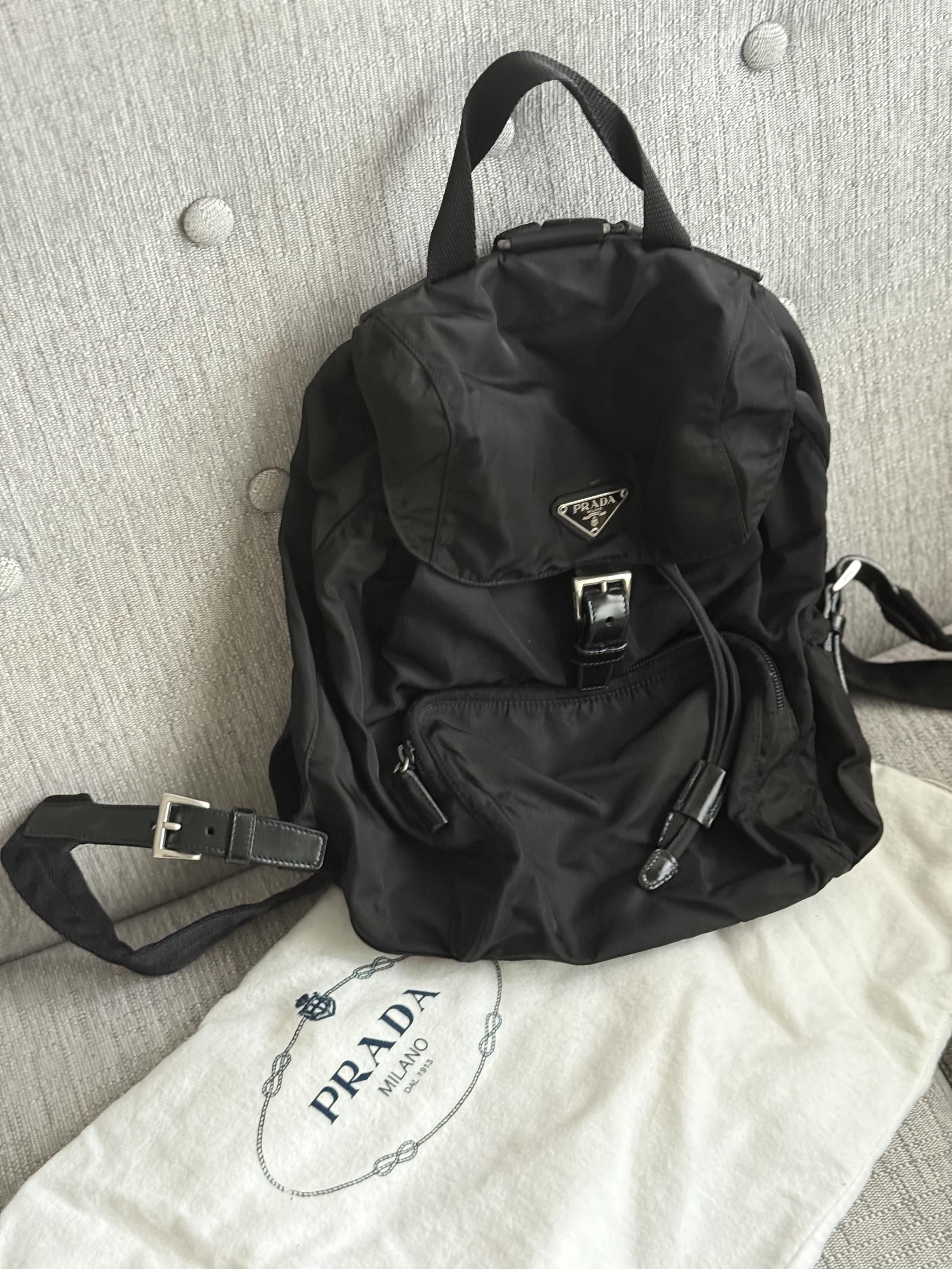 Vintage Prada Backpack - Etsy