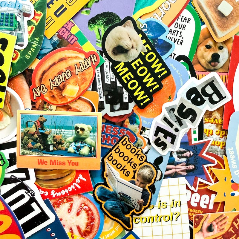 Reaction Stickers - Etsy
