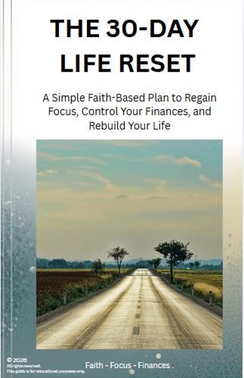 30 Day Life Reset Guide | Personal Growth & Financial Reset Ebook ...