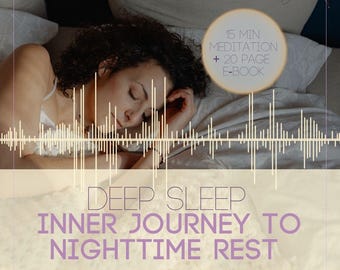 Tiefer Schlaf Geführte Meditation + Tagebuch | Gute-Nacht- Audio für einen ruhigen Geist & tiefe Ruhe