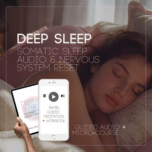 Sleep Support Meditation Audio + Journal | Nighttime Rest Sleep Hygiene + Regeneration Routine