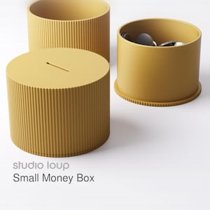 Small Money Box 3D Printed Piggy Bank Coin Savings Box Desk Decor Gift Made in Germany