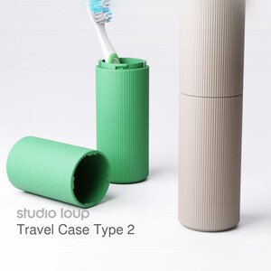 Estojo de viagem com trava Tipo 2 – Caixa organizadora impressa em 3D com fecho de pressão seguro, organizador de mesa para presente.