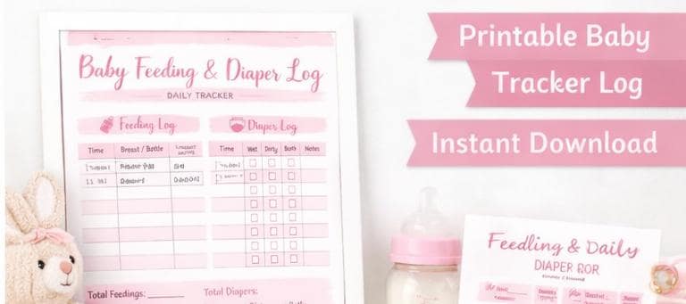Baby Feefing Tracker Printable – Newborn Feeding & Diaper Log - Etsy