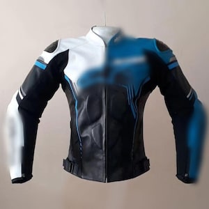 Jaqueta de couro para motociclista: Proteção com certificação CE