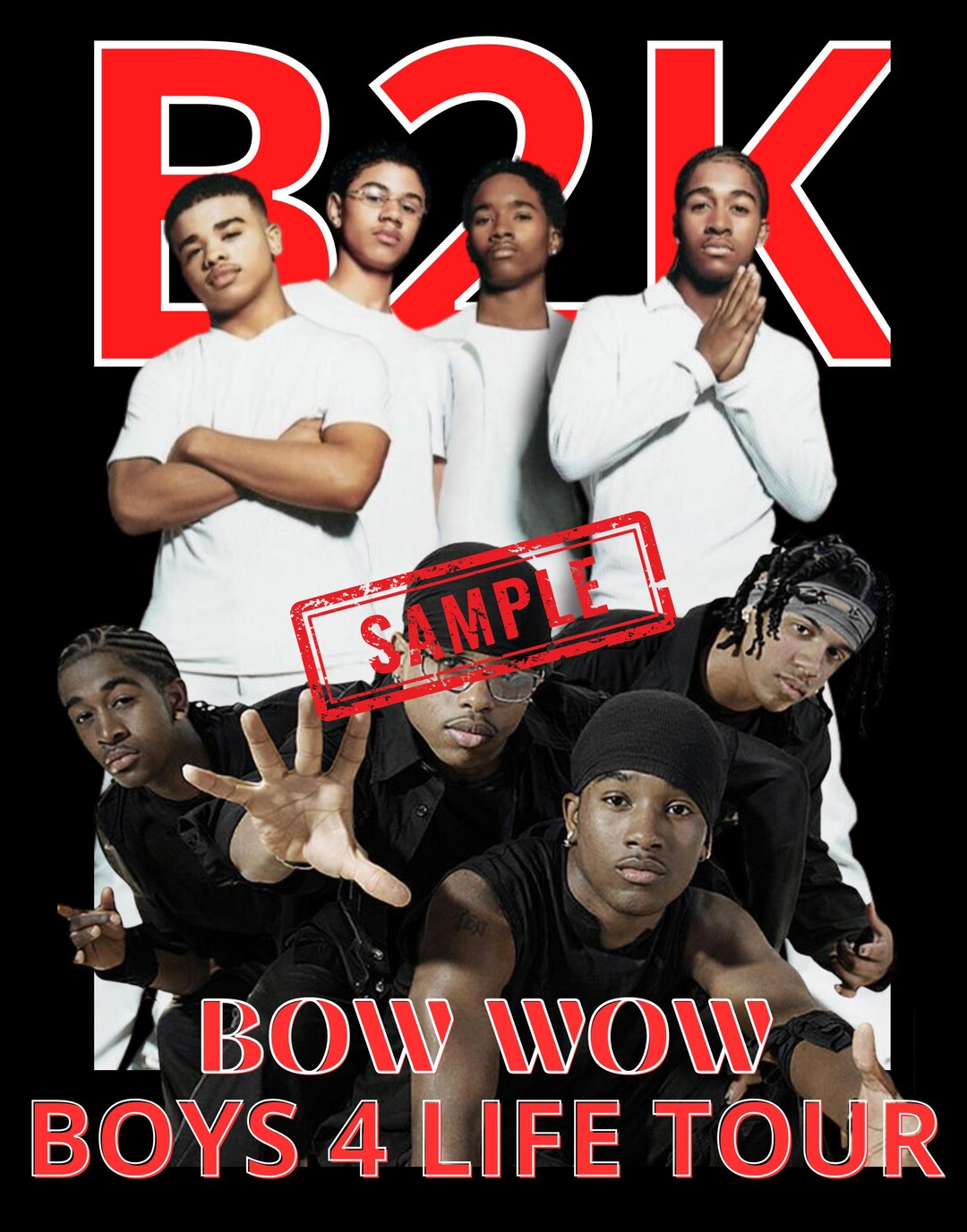B2k R. Kelly B2K Tour PNG File (digital Print) - Etsy