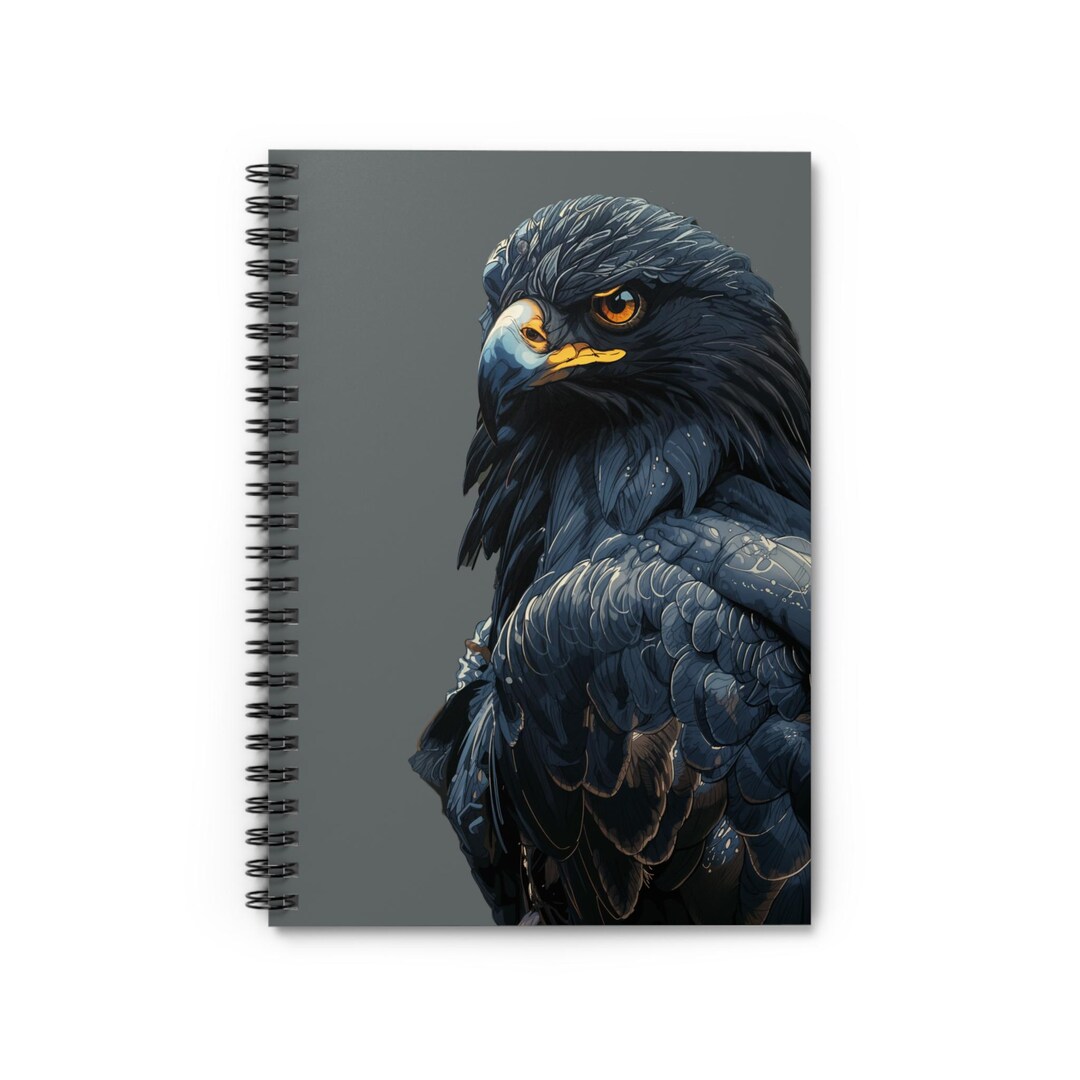 Beagle Notebook Black Eagle Portrait Notebook | Spiral Ruled Journal - Etsy