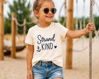 Kinder Sommer Shirt | Mini Urlauber Shirt | Strandkind Kinder T-Shirt | Meer geht immer | Urlaub Shirt Kinder | Sommerferien Outfit
