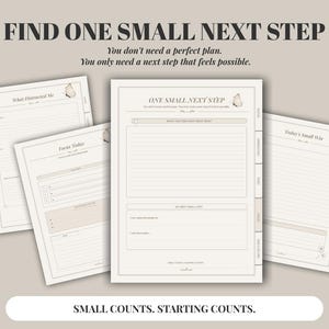 ADHD Overthinking Journal | Brain Dump & Mental Reset Planner | ADHD Focus Journal | Digital Download image 6